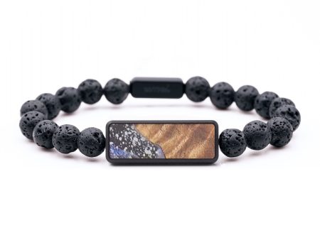 Lava Bead Wood+Resin Bracelet - Alta (Cosmos, 694513) Hot on Sale