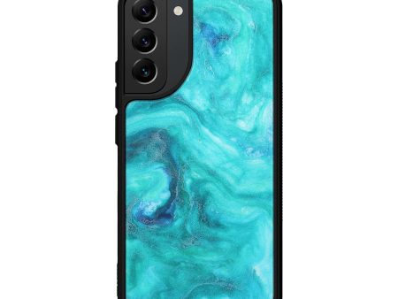 Galaxy S22 Plus Wood+Resin Phone Case - Zoe (Watercolor, 694370) For Cheap