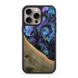 iPhone 15 Pro Max Wood+Resin Phone Case - Charlotte (Purple, 695381) Cheap