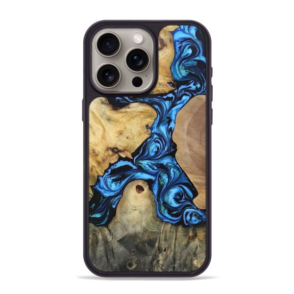 iPhone 15 Pro Max Wood+Resin Phone Case - Jake (Mosaic, 694816) Online