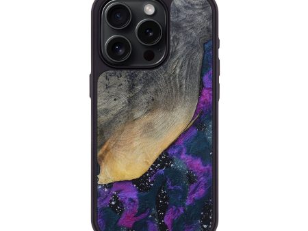 iPhone 15 Pro Wood+Resin Phone Case - Amanda (Cosmos, 696713) Fashion