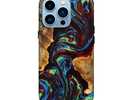 iPhone 14 Pro Wood+Resin Live Edge Phone Case - Alaina (The Lab, 694974) Hot on Sale