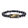 Lava Bead  Bracelet - Caitlin (Wood Burl, 699339) Online Hot Sale