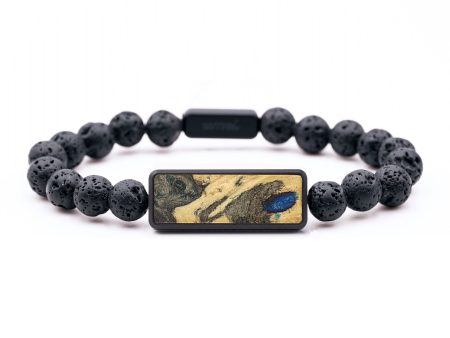 Lava Bead  Bracelet - Caitlin (Wood Burl, 699339) Online Hot Sale