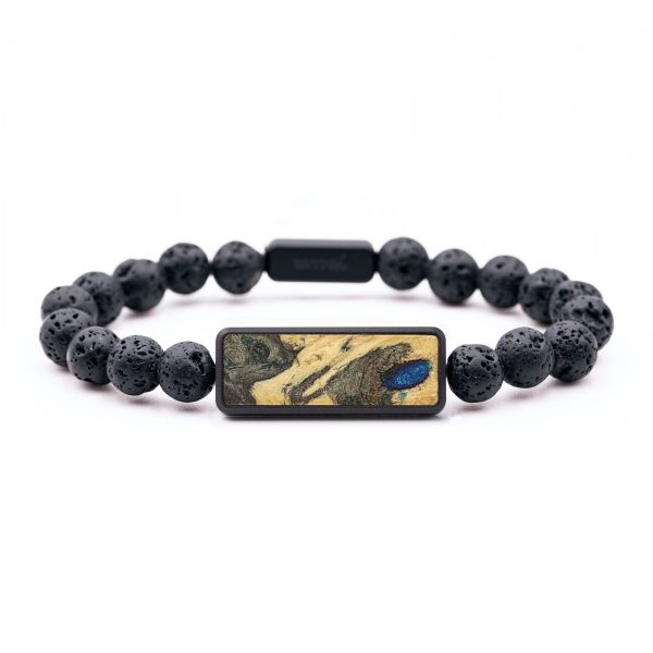 Lava Bead  Bracelet - Caitlin (Wood Burl, 699339) Online Hot Sale