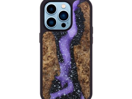 iPhone 14 Pro Wood+Resin Phone Case - Chris (Cosmos, 696038) Online