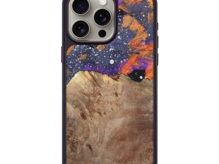 iPhone 15 Pro Max Wood+Resin Phone Case - Chelsey (Eclipse, 698050) Hot on Sale