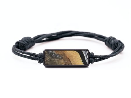 Classic Wood+Resin Bracelet - Dahlia (Black & White, 699317) For Discount