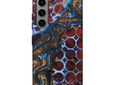 Galaxy S24 Plus Wood+Resin Live Edge Phone Case - Tori (Pattern, 696313) Online now