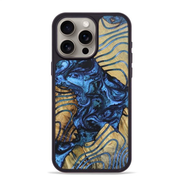 iPhone 15 Pro Max Wood+Resin Phone Case - Kaden (Pattern, 697307) Sale