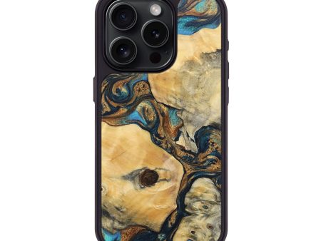 iPhone 15 Pro Wood+Resin Phone Case - Ainsley (Mosaic, 695624) Discount