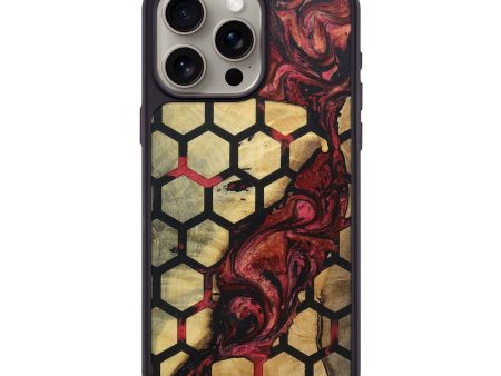 iPhone 15 Pro Max Wood+Resin Phone Case - Clyde (Pattern, 697614) Online Sale