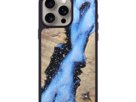 iPhone 15 Pro Max Wood+Resin Phone Case - Frank (Cosmos, 696709) Sale