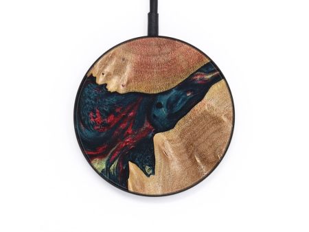 Circle Wood+Resin Wireless Charger - Omar (Reggae, 694225) Online Sale