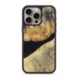 iPhone 15 Pro Max Wood+Resin Phone Case - Stephen (Pure Black, 695147) on Sale