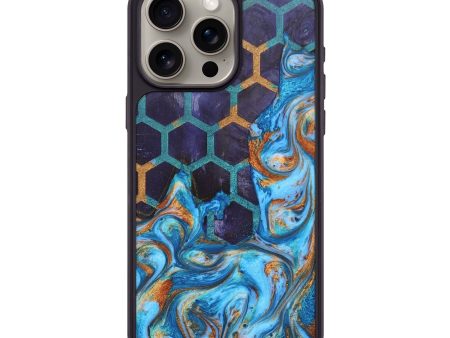 iPhone 15 Pro Max Wood+Resin Phone Case - Jase (Pattern, 697609) on Sale