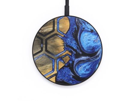 Circle Wood+Resin Wireless Charger - Nathan (Pattern, 695463) Hot on Sale