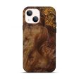 iPhone 13 Wood+Resin Live Edge Phone Case - Serenity (Wood Burl, 696569) For Sale