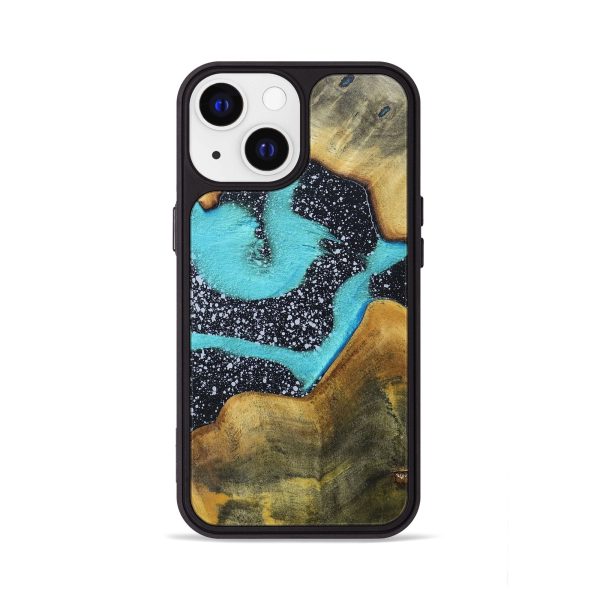 iPhone 13 Wood+Resin Phone Case - Maliyah (Cosmos, 698183) Online now