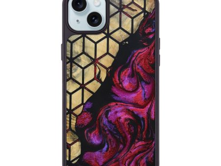 iPhone 15 Plus Wood+Resin Phone Case - Breanna (Pattern, 694742) on Sale