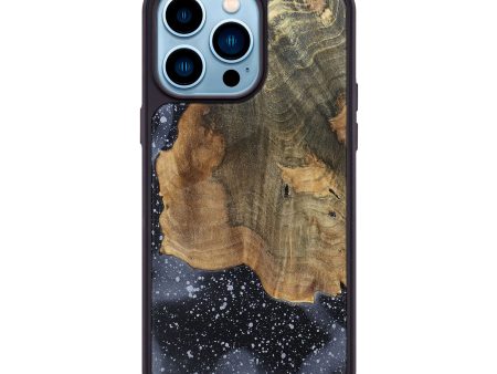 iPhone 14 Pro Max Wood+Resin Phone Case - Arthur (Cosmos, 696727) on Sale