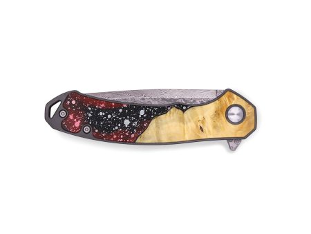 EDC Wood+Resin Pocket Knife - Zion (Cosmos, 695404) on Sale