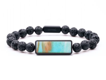 Lava Bead ResinArt Bracelet - Dillon (Watercolor, 699213) Online Sale