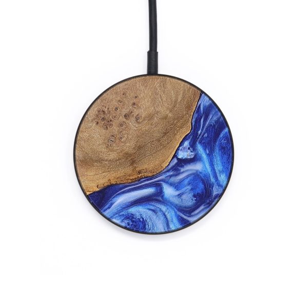 Circle Wood+Resin Wireless Charger - Atlas (Blue, 694219) Supply