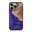 iPhone 15 Pro Max Wood+Resin Phone Case - Daleyza (Purple, 694166) Fashion