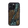 iPhone 15 Pro Wood+Resin Phone Case - Andre (Green, 696681) Hot on Sale