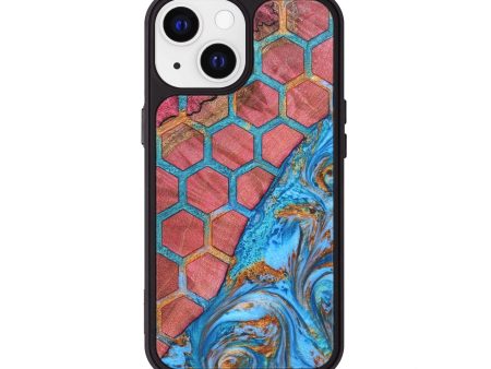 iPhone 13 Wood+Resin Phone Case - Killian (Pattern, 697619) For Cheap