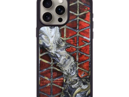 iPhone 15 Pro Max Wood+Resin Phone Case - Patti (Pattern, 698129) For Discount