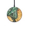 Circle Wood+Resin Wireless Charger - Alan (Green, 696225) Cheap