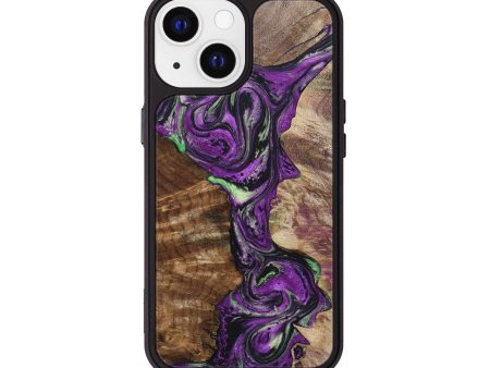 iPhone 13 Wood+Resin Phone Case - Abigail (Mosaic, 696058) Online now