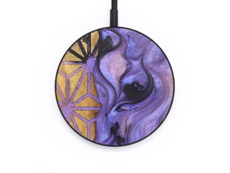 Circle Wood+Resin Wireless Charger - Amora (Pattern, 695472) Online