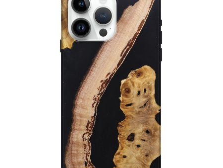 iPhone 15 Pro Max Wood+Resin Live Edge Phone Case - Ezra (Mosaic, 696449) Online now