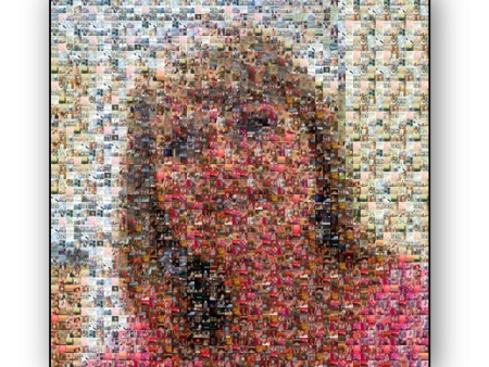 Photo Mosaic Canvas Print For Discount