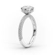 The Celine Set With A 4.5 Carat Pear Moissanite Hot on Sale